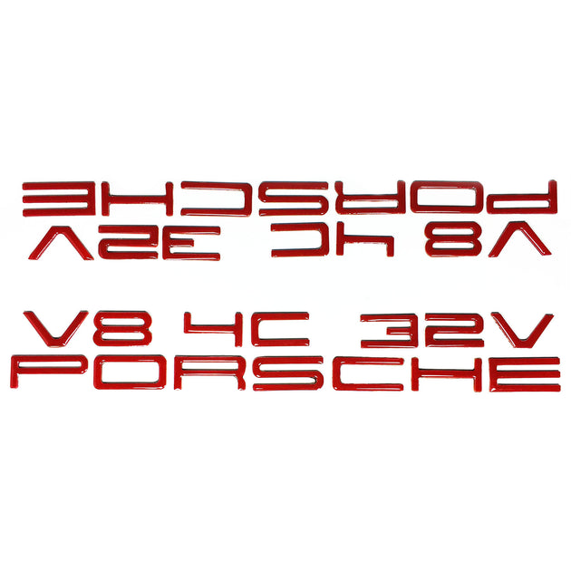 928 Engine Manifold Lettering (85-86 & 87-95) | Garage9.com